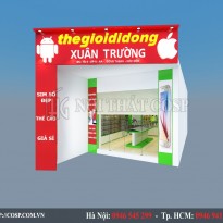 Thiết Kế Cửa Hàng Thế Giới Di Động Xuân Trường - Anh Nam - TP. Hồ Chí Minh